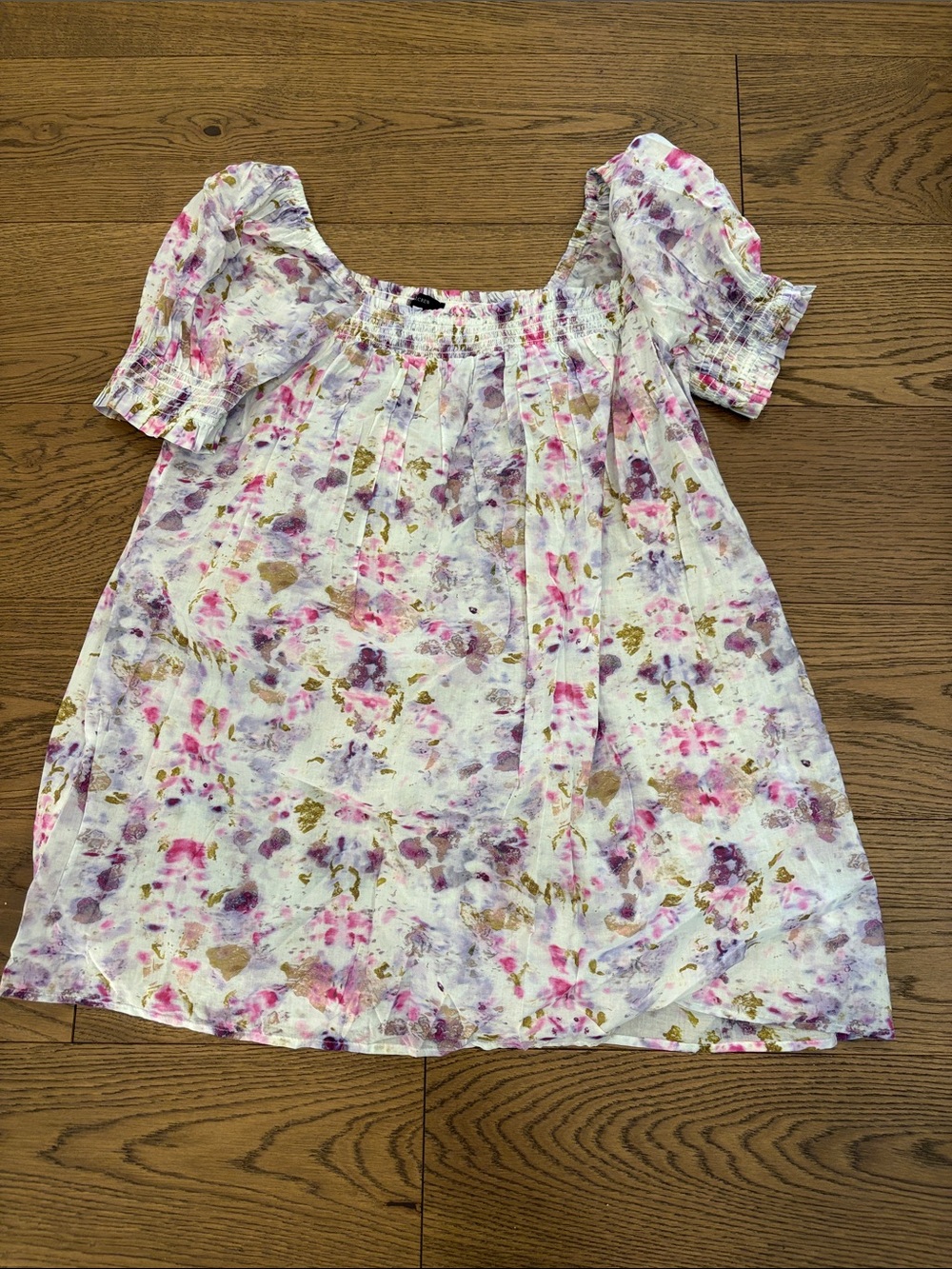 J crew floral mini dress size M